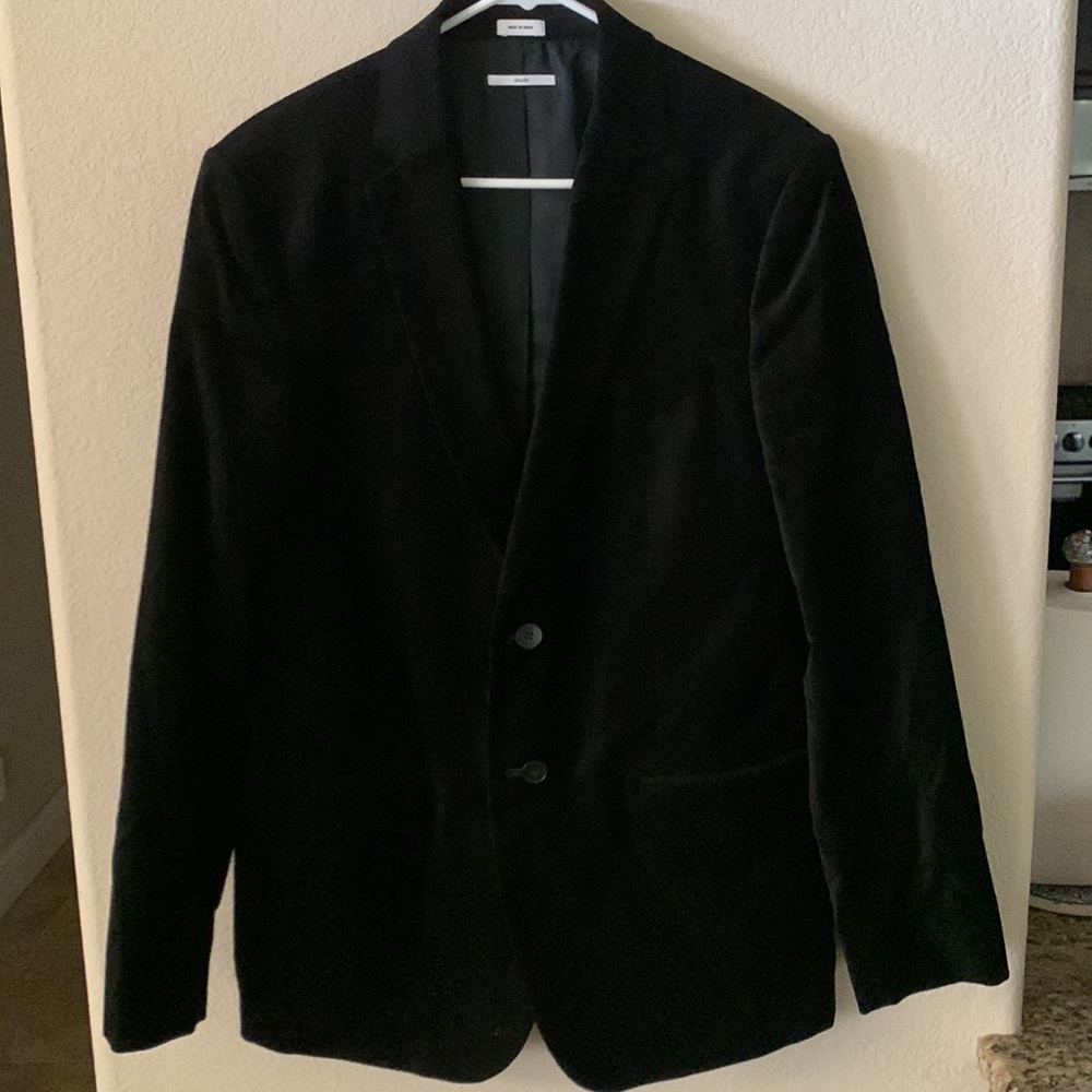 Calvin Klein Velvet Suit Jacket